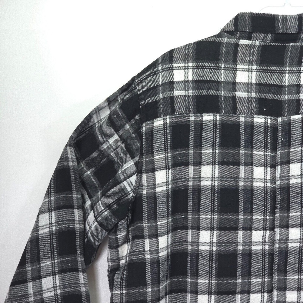 Tallwoods Flannel Shacket Mens XL Tartan Plaid Sherpa Lined Heavyweight Barn - Picture 13 of 16